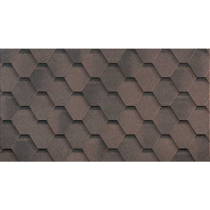 Гибкая черепица однослойная Технониколь Шинглас Комфорт Сальса Финик